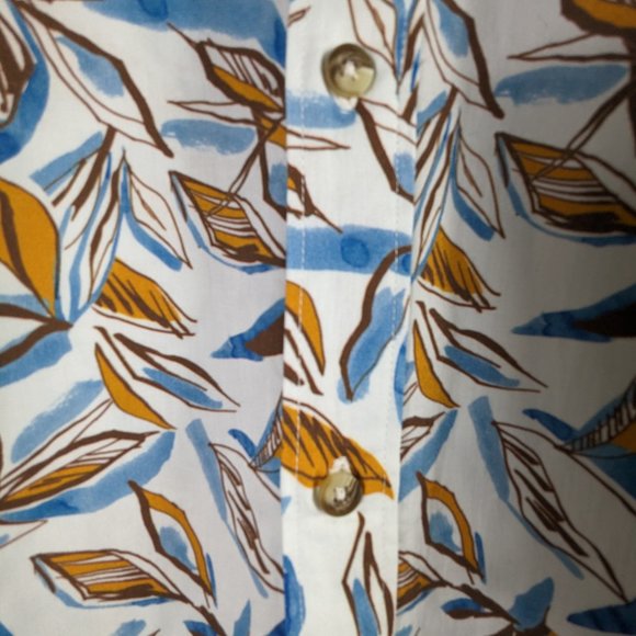 Hang Ten Mens Short Sleeve Hawaii Aloha Shirt Button Down Leaf Print Sz. XL NWT! - Picture 8 of 13